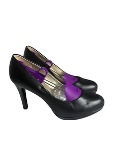 Bandolino Black Patent Leather Silleto Heel 4” Size 8W - Picture 1 of 10