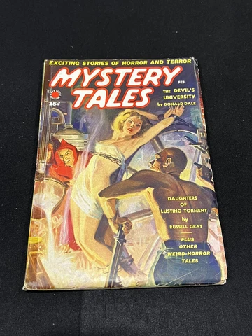 Mystery Tales February 1939 vol 2 #6 Classic Pulp - Timely/Marvel RARE Cover