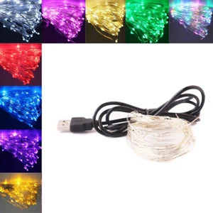 5M 10M Led String Light Usb Powered Strings Garland Fairy Lights Colorful Mini - Picture 1 of 21