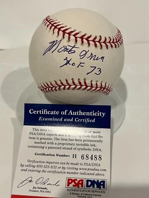 Monte Irvin Autographed Signed Official MLB Baseball NY Giants HOF73 PSA/DNA - Image 1 of 4