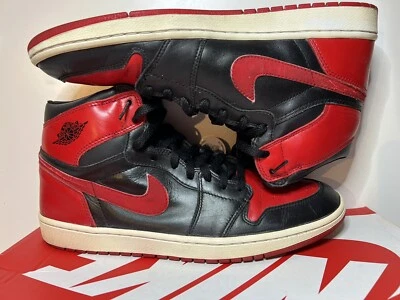 AIR JORDAN 1 RETRO 2001 CRIADO PROHIBIDO HOMBRE TALLA 12.5 136066-061 RARO Foto 1 de 4