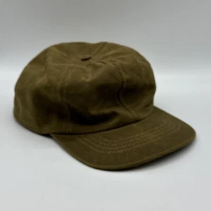 Filson Insulated Tin Cloth Cap Size XL 11060068 Waxed Cotton Dark Tan Second - Picture 1 of 11