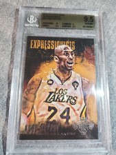 Kobe Bryant 2013-14 Panini Court Kings Expressionists BGS Graded 9.5 Gem Mint 