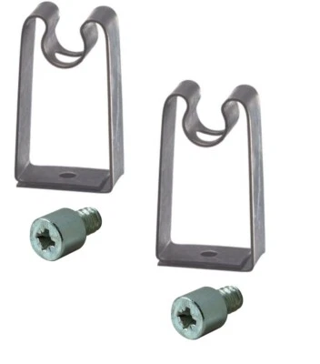 2 MOLLA + VITE FISSAGGIO PIEDINO CUCINA ZOCCOLO MORSETTO PLINTO EASY CLIP GANCIO - Immagine 1 di 2