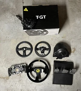 PS5 PS4 PC Thrustmaster T-GT + Open Wheel + 38cm wheel + T3PA GT + QuickRelease - Photo 1/15