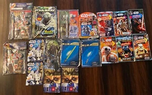 Star Wars Lot 18 Party Pack Lightsabers Activities Stickers Angry Birds Easter - Picture 1 of 4