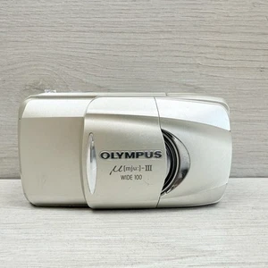 Olympus mju: III Zoom Wide 100 35mm Film Camera Tested Vintage Point & Shoot - Picture 1 of 11