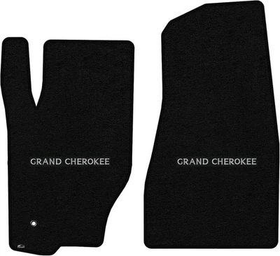Alfombrillas con logotipo Lloyd delanteras de lujo 2 para Jeep Grand Cherokee 2009-2010 Foto 1 de 4