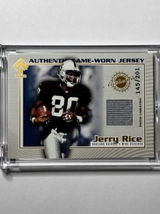 2002-03 Pacific Authentic Game-Worn Jersey Jerry Rice /201 Oakland Raiders - Picture 1 of 2