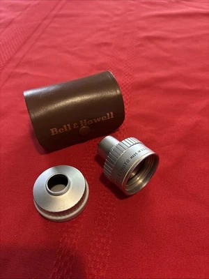 Teleobjetivo Bell & Howell 2.5 en estuche de cuero Foto 1 de 4
