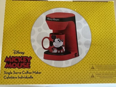 Cafetera de una sola taza Disney Mickey Mouse con una taza de 12 Mickey incluida Foto 1 de 4