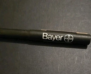 Vintage Cross Classic Black Matte Ballpoint Pen Bayer Logo Promotional - Picture 1 of 4