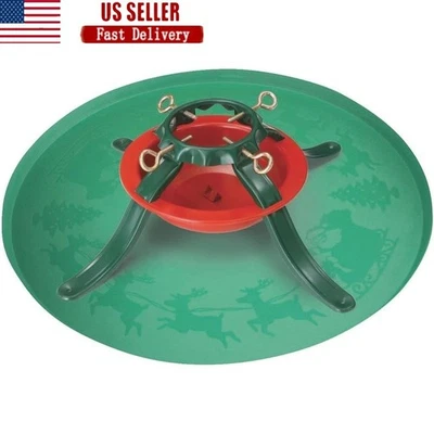 Resin Tree Stand Christmas Tree Floor Protection Stabilizer Easy Rotation New - Image 1 of 2