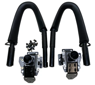 Juego de soportes de aros derecho izquierdo barra antivuelco BMW Z3 Roadster 1996-2002 OEM Foto 1 de 4