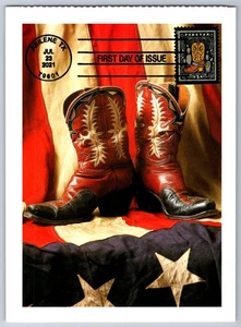 #5617 Western Wear Cowboy Boots FDC Maxi Card - Picture 1 of 2