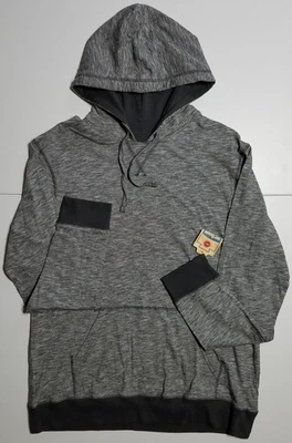 Urban Pipeline Beach Baja Boho Long Sleeve Gray Pullover Hoodie Men's Large New - Image 1 of 4