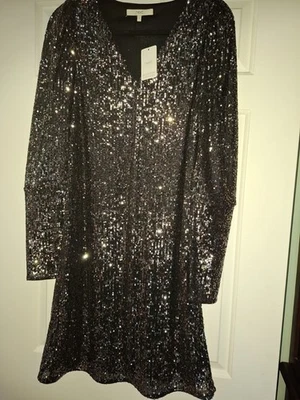 BNWT NEXT Sparkly Sequinned Dress - Size 6 - RRP £74 - Image 1 of 3