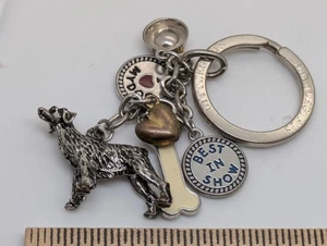 Dog Lover Keychain Charms "Best In Show" - Picture 1 of 3