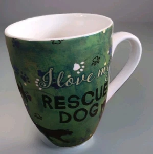 I LOVE MY RESCUE DOG Coffee Mug/Tea Cup by Nicole Brayden - Picture 1 of 7