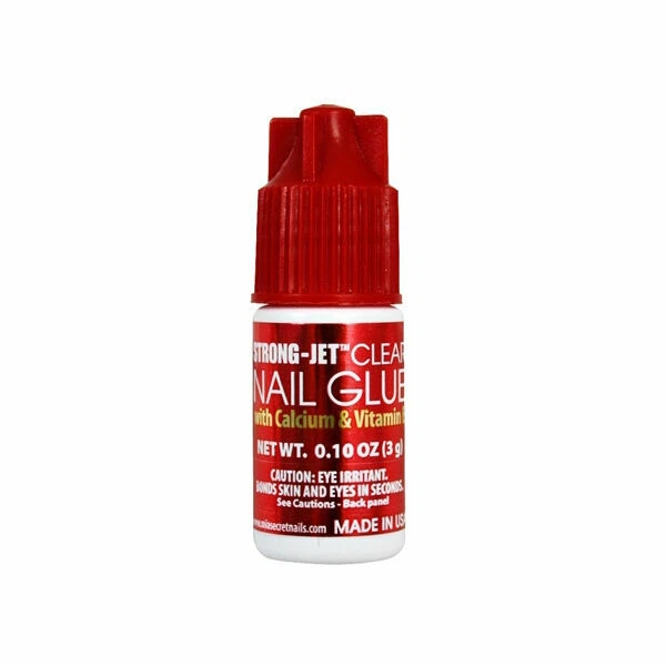 3pcs Mia Secret Strong-jet Clear Nail Glue With Calcium & Vitamin E