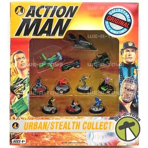 Action Man Urban/Stealth Collection Miniatures Set 1996 Hasbro #1002 - Picture 1 of 7