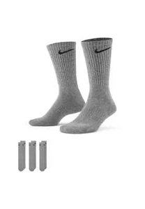 Nike Everyday Lightweight Crew Socken Tennissocken Sportsocken 3er Pack grau - Bild 1 von 3