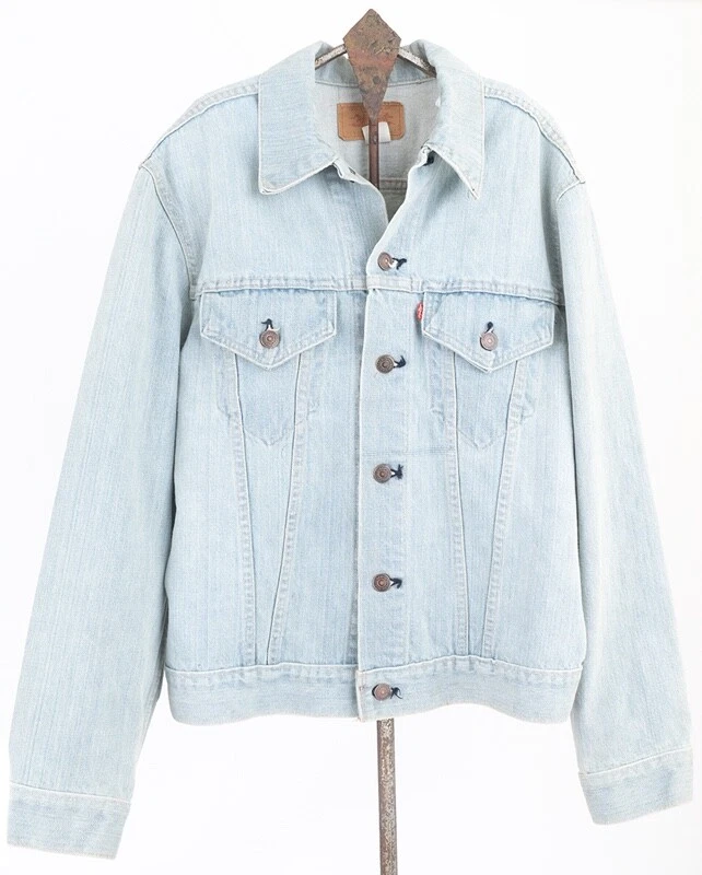 Bleached 1970s Vintage Levi's 70505 0217 Type 3 Denim Jacket Large