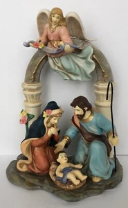 Vintage 2002 Avon Holy Family Nativity Porcelain Figurine 8 X 6 New In Box - Picture 1 of 11