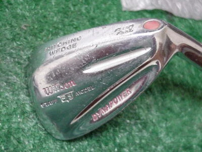 1969 Wilson Staff Dynapower Bullet Back Pitching Wedge Red Plug Stiff Flex - Image 1 of 4