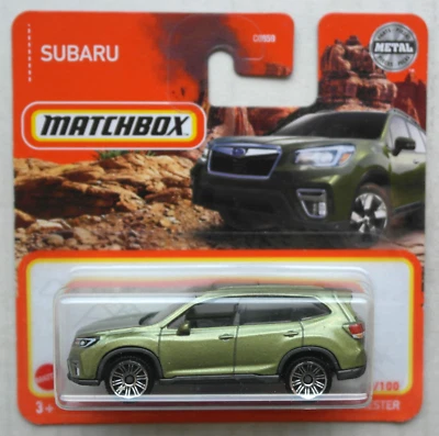 Matchbox 2019 Subaru Forester olivgrünmetallic Neu/OVP MBX SUV Auto Car ´19 - Bild 1 von 4