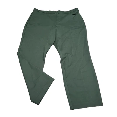 Pantalones Susan Graver Ponte Tejidos Elegantes Trabajo Oficina Pull On Pequeña Talla Grande Verde Foto 1 de 4
