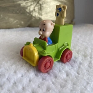 1993 Looney Tunes Quack Up Cars Porky Pig McDonald's Happy Meal Toy Vintage - Imagen 1 de 9
