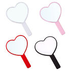  4 Pcs Heart-Shaped Cosmetic Mirror Abs Miss Portable Mini for Purse Round White