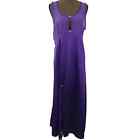 Vintage Midnite Romance Purple Lace Top Gown US SZ 1X