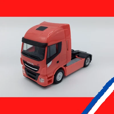 HERPA - tracteur IVECO STRALIS rouge -  309141-002  - HO - Photo 1/4