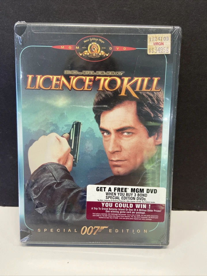 New and Sealed 007 License to Kill James Bond Special Edition Timothy Dalton - Image 1 of 1