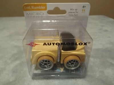 Automoblox Micro Series ⭐ T18L Rumbler ⭐ Wood Toy Truck ~NEW - Image 1 of 4