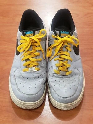 Men's Size 10.5 ~ Nike Air Force 1 Low WBF Wolf Grey Black Shoes AF1 488298-014 - Image 1 of 4