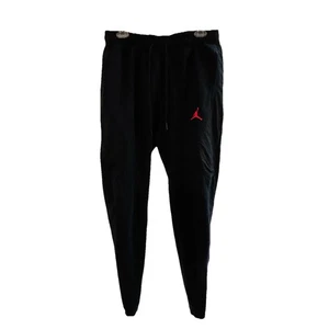 Jordan 23 Engineered Pants Men’s Large Black Zippered Fleece Sweatpants Joggers - Picture 1 of 10