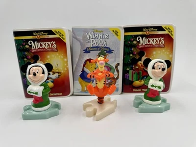 Disney McDonald’s Navidad Happy Meal Juguetes Lote Minnie Mouse Tigger 2002-2003 De Colección Foto 1 de 4