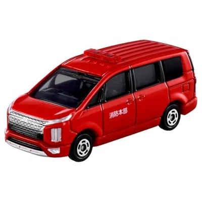 Tomica 50 Mitsubishi Delica D:5 Fire Command Coche Vehículo de Emergencia Diecast NUEVO Foto 1 de 4