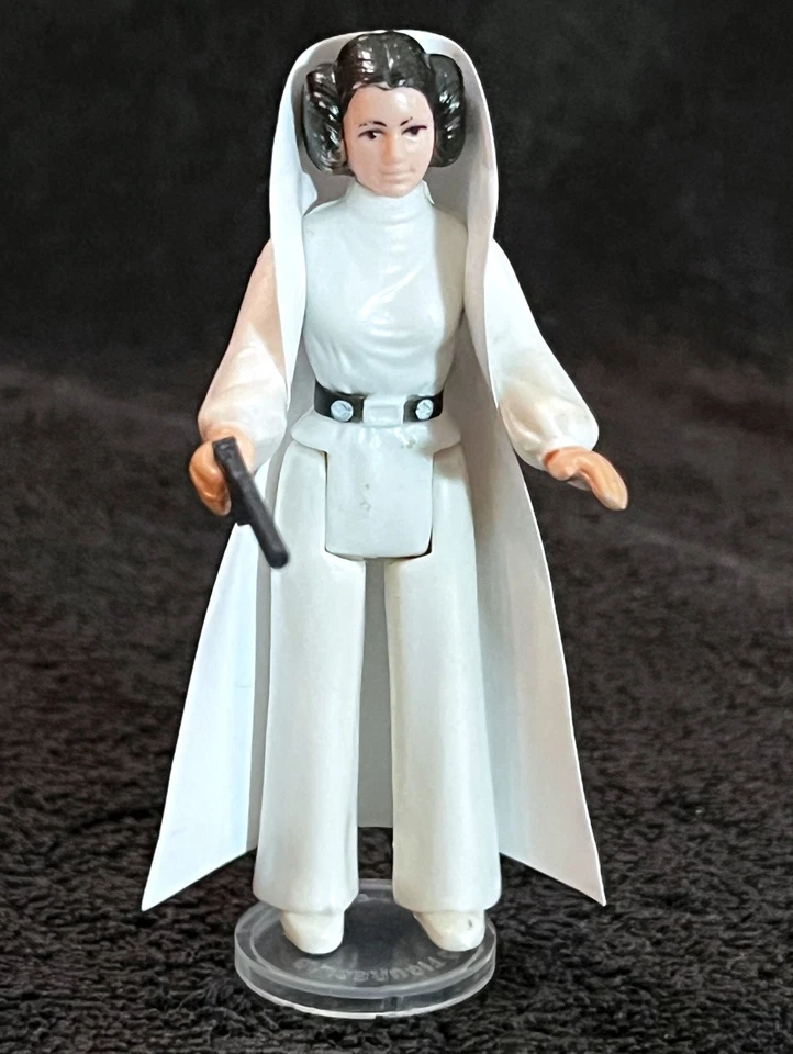 Princesa Leia 1977 • marrón oscuro HK COO • completo • Kenner Star Wars de colección Foto 1 de 4