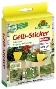 Gelb-Sticker gegen fliegende Schädlinge insektizidfreie Bekämpfung 10 Sticker - Bild 1 von 5