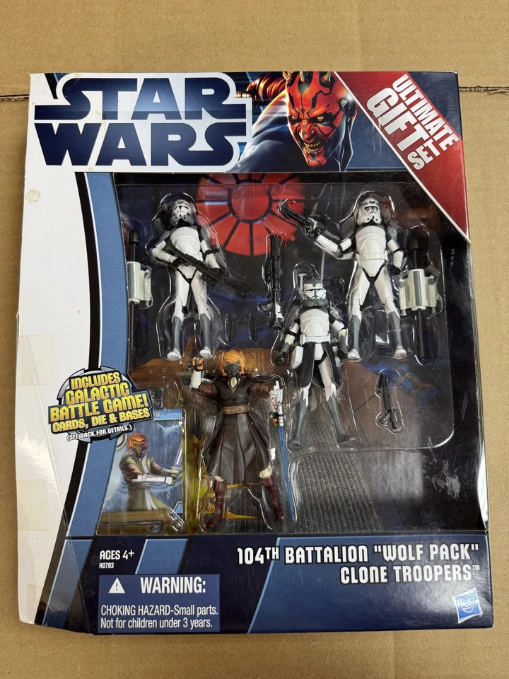 星球大战第 104 营“狼包”克隆部队可动人偶全新未拆封 — 第 1/4 张图片