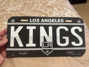 Los Angeles Kings Plastic Auto Tag Vanity License Plate 6x12 NHL WINCRAFT - Picture 1 of 2