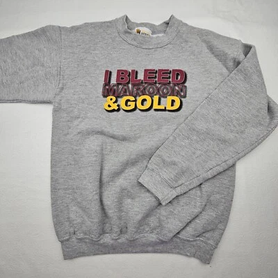 Sudadera College House Unisex Juvenil Talla XL I Sangrado Granate y Dorado Pullover  Foto 1 de 4