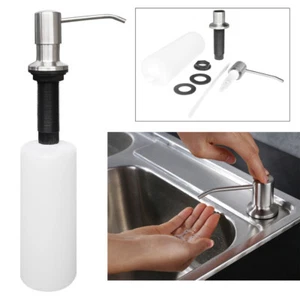 300ml Sink Soap Dispenser Pump Head Liquid Lotion Bottle Organizer Kitchen Tool - Picture 1 of 10