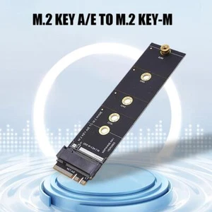 M.2 Clé A E vers M.2 NVME Cartes Adaptateur Prise à Solt pour NVMe SSD H2E0❉ Ports U4G9 - Photo 1/10