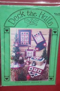  Kitty Corner Designs CUBIERTA LOS PASILLOS Patrón #505 Artículos de Navidad SIN CORTAR (h20) - Imagen 1 de 3