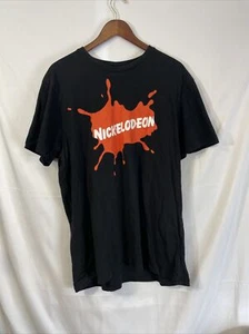 Nickelodeon Shirt Mens 2XL M Splash Logo Black Retro 90s - Picture 1 of 4